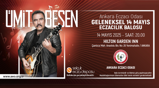 Geleneksel 14 Mayıs Eczacılık Günü Balosu Düzenliyoruz